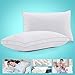 BINMA Bed Pillow Queen, Hypoallergenic Bedding Pillow, Anti-Mite Silk Cotton and Feather Velvet for Breathable and Softer Sleeping