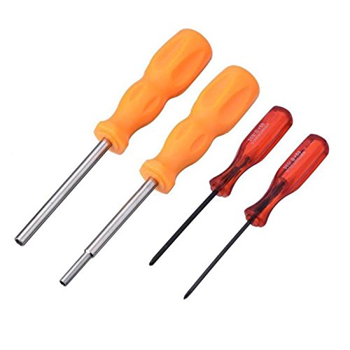 HATOLY 8pcs Repair Full Tools Disassembly Screwdriver Kit Game Bit Set for Switch