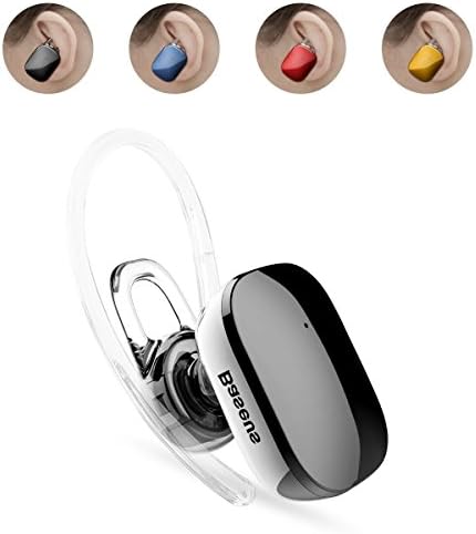 Wireless Bluetooth Earbuds, Bluetooth Headset 4.1 Touch Key Design Wireless Earbud Mini Headset with Noise Cancelling Mic for iPhone and Android Smart Phones with Removable Ear-hook (black)