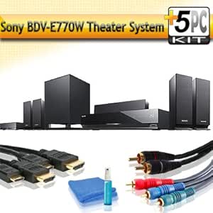 Amazon.com: Sony BDV-E770W Blu-ray Home Theater System + Free 5pc Hook