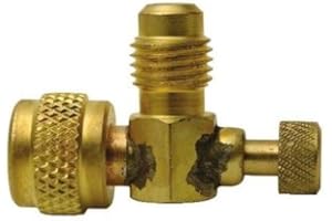C&D VALVE C&D CD5050 Reduced Size Thumb-Screw Flow-Control Valve for 1/4" m. Flare Access Fitting