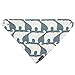 Milkbarn (Zebi Baby) Kerchief Bib (Blue Elephant)