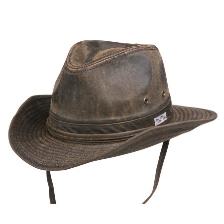 Bounty Hunter Water Resistant Cotton Hat Brown Small