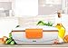 SUPOW Lunch Box, Portable Electric Heating Lunch Warmer Box with Removable Stainless Steel Container Food Heater and a Car Charger (Orange)