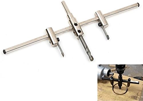 HDDU 1pc 30mm-300mm Adjustable Circle Cutter Drill Bit Wood Twist Hole Tools Hole Saw Drill Bit Kit Tool Set for Woodworking