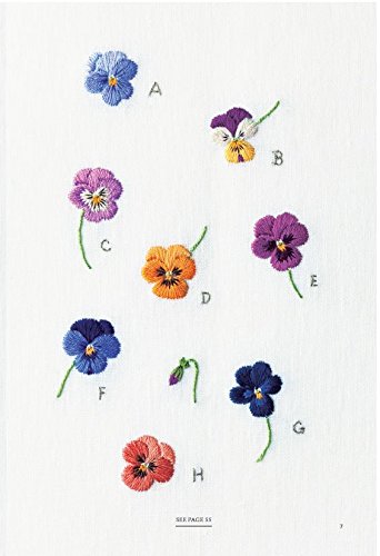 image for Roost Books Embroidered Garden Flowers: Botanical Motifs for Needle an