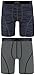 adidas Men's Sport Performance Midway Underwear (2-Pack), Black Looper Grey, Large