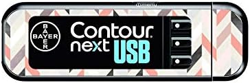 Diabetes Vinyl Sticker Bayer Contour Next USB - Geometric