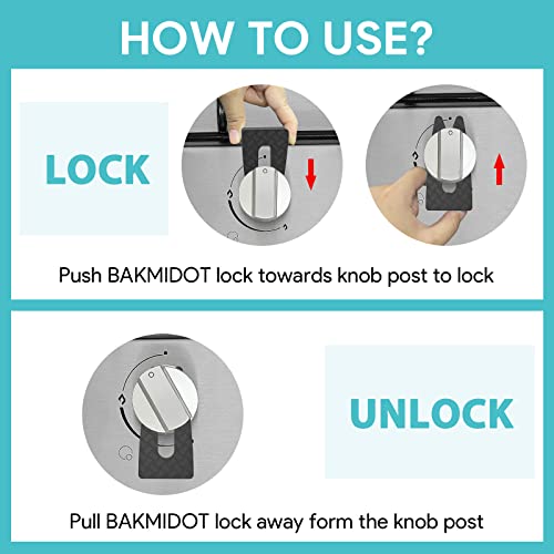 Gas Stove Knob Covers for Child Safety BabyProof Locks for Your Gas