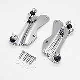 BBUT Chrome 4 Point Docking Hardware Kit for Harley Davidson Road King Street Glide 2014 2015 2016 2017 2018