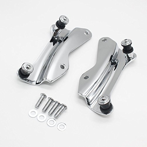 BBUT Chrome 4 Point Docking Hardware Kit for Harley Davidson Road King Street Glide 2014 - 2017