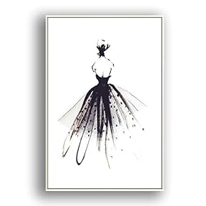 Framed Canvas Wall Art Abstract for Living Room, Bedroom Color Block Canvas Prints for Modern Home Decoration Ready to Hang - 16"x24" inches