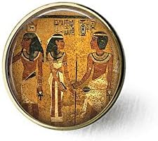 stap Egyptian Queens Hieroglyphics brooch