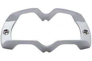 United Pacific 30103B - Fog Light Lens Guard - Chrome Plastic Tiger Eye Lens Guard for cars