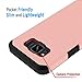 Galaxy S8 Active Case, MP-MALL [Dual Layer] [Shock Absorbent] Armor Hybrid Defender Anti-Drop Rugged Protective Shockproof Case Cover For Samsung Galaxy S8 Active (Rose Gold)