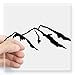 CafePress - Mountain Sticker - Square Bumper Sticker Car Decal, 3