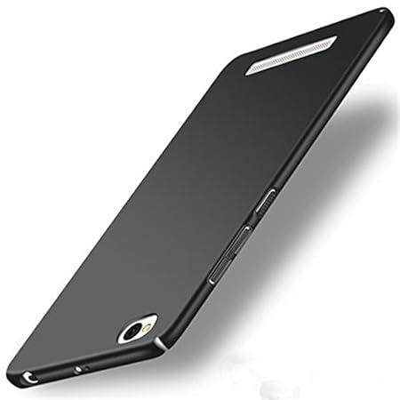 DiBOX 360 Degree Sleek Rubberised Matte Hard Case Back Cover for Xiaomi Mi Redmi 4A, Pitch Black