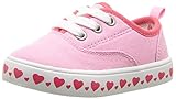 Carter's Girls' Austina Casual Sneaker, Pink, 7 M US Toddler