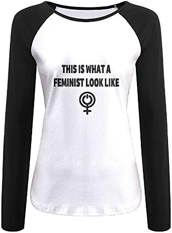Alility Shirt This Is What A Feminist Look Like Crew Neck Long Sleeve Jersey Tshirt Graphic Cloth For Ladies