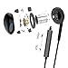 Apple Earbuds/Wired earphones,HaRuion Stereo In-Ear Earbuds with Mic and Remote Control and Standard Packaging 2 Pack, Compatible with iPhone 7 Plus/7/6S/6 Plus/6/SE/5S/5C/5 In ear earbuds （Black）