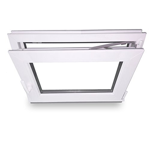 Kellerfenster - Kunststoff - Fenster - weiß - BxH: 80x70cm - DIN Rechts - 3-Fach-Verglasung - Wunschmaße ohne Aufpreis – Bild 3