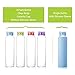 MIU COLOR Glass Water Bottles, for Beverage, Drinking, Juice Bottle, Milk Container, to Go Sports, 16 oz, BPA Free