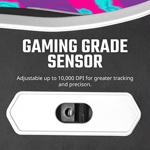 Cooler Master MM311 Wireless Gaming Mouse White, Adjustable 10,000 DPI, Palm|Claw Grip, 2.4GHz Wireless, PixArt Optical Sensor, PTFE Feet, RGB Lighting (MM-311-WWOW1)