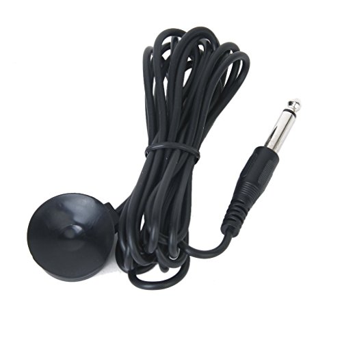 Lexiesxue Black Suction Cup Pickup for Guitar Mandolin Violin Ukulele - Thumbnail 2