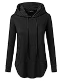 Doublju Womens Basic Loose Fit Pullover Hoodie With Pocket