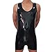 Lequida Latex Rubber Black Catsuit Body Suit Vest (one Size)