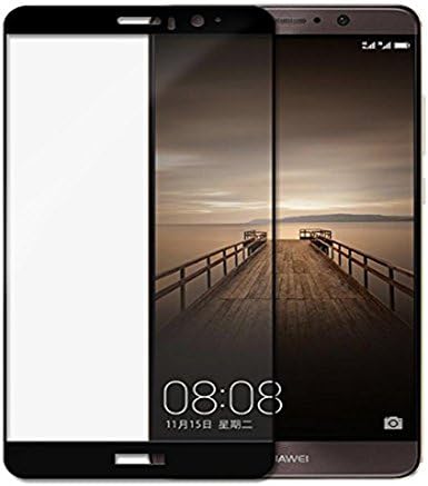 Huawei Mate 9 Screen Protector [Tempered Glass] [Full Coverage] [Colored Edge],Pabrito [3D Full Curved Edge] [No Bubble] Ultra Clear 9H Hardness Scratch Proof Protective Filmfor Huawei Mate 9