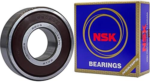 NSK 6203-2RS 6203DDU Made in Japan 17X40X12MM Pressed Steel Cage,Deep ...