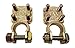 Ter-Mex TM10-2X Top Post Battery Terminals Solid Brass Cable Ends 3-Way Heavy Duty 4 Screw (Pack of 2)