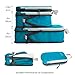 Compression Packing Cubes, Luggage Packing Organizers for Travel Accessories Sea Blue