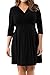 Pink Queen Women's Mock Two-Piece Maternity Dress 3 4 Sleeve