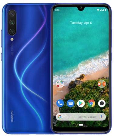 Xiaomi Mi A3 128GB + 4GB RAM, Triple Camera, 4G LTE Smartphone - International Global Version (Not just Blue)