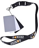 Zeikos ZE-DGC Digital Grey Card Set with Lanyard