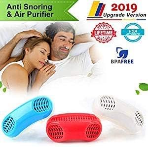 Yeesun Anti Snoring Devices S2 - Snoring Solution Snore Nasal Dilators - Nose Vents Clip Snore Stopper to Ease Breathing and Snoring for Natural and Comfortable Sleep - Red