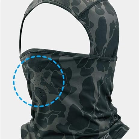 Amazon Co Jp Shimano Sun Protection Full Face Mask F Ac 062t Khaki Duck Camo Sports