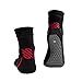 Sanabul Foot Grip Socks for Men & Women MMA Kickboxing Grappling Wrestling Pilates Yoga Non Slip - Red, L/XL