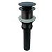 Kingston Brass EVW7005 Fauceture Push Pop-Up Drain without Overflow, 8-Inch, Oil Rubbed Bronze