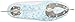 American Athletic Shoe Women's Sumilon Lined Figure Skates with Turquoise Outsole, White, 9 (53209)