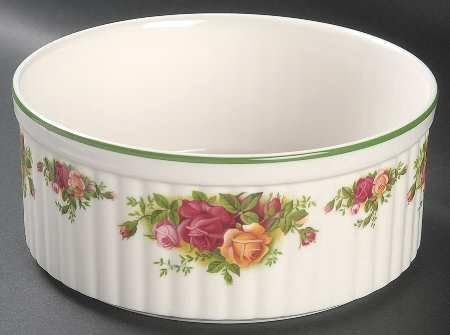 ROYAL ALBERT OLD COUNTRY ROSES SOUFFLEE DISH S/S - BNIB - UK MADE - RARE