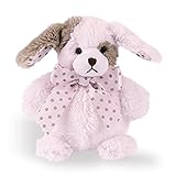 Bearington Baby Puffy Plush Stuffed Animal Puppy Dog, 6 in