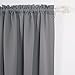 Deconovo Light Grey Blackout Curtains Rod Pocket Curtains Thermal Insulated Curtains for Dining Room 42 W x 84 L Light Grey 1 Panel