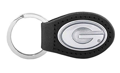 NCAA Georgia Bulldogs Leather Concho Key Fob