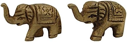 Brass Material Elephant Pair Incense Stick Stand