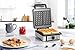 AICOOK 2-Slice Non-Stick Belgian Waffle Maker, 1200W No-Drip Waffle Iron with Browning Control, Indicator Lights, Compact Design, Easy Clean and Store