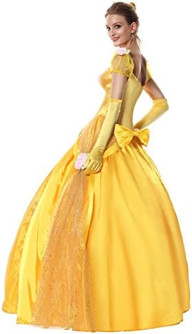 Kiki Wendy Elegant Cute Hot Pink Princess Dress Cosplay Halloween Christmas Ball Costume Cool (X-large)