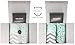 Organic Cotton Crib Sheet Set: Standard Pack n Play Mattress Sheets (2 Pack) Baby Sheets for Playard, Soft Comfortable Unisex for Infants and Toddlers 39”x27”x5”! (Mint Collection)